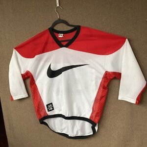 Vintage Nike Mesh Hockey Jersey #33 Brand 24 minutes Made in Canada